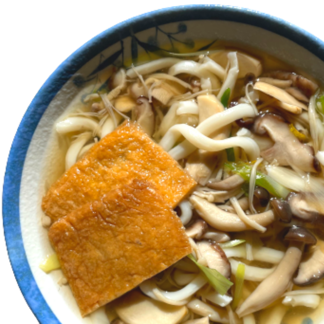 Mushroom and Yuzu Udon Noodles  【木の子と柚子のうどん】